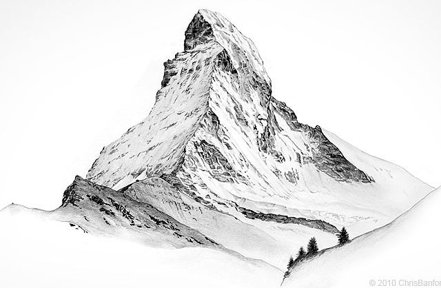 Matterhorn Serigraph Print